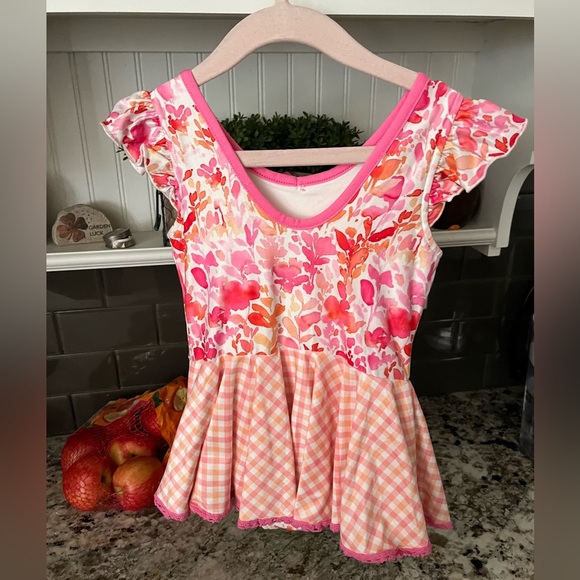 Cheeky Plum Leotard 4T - Picture 2 of 4